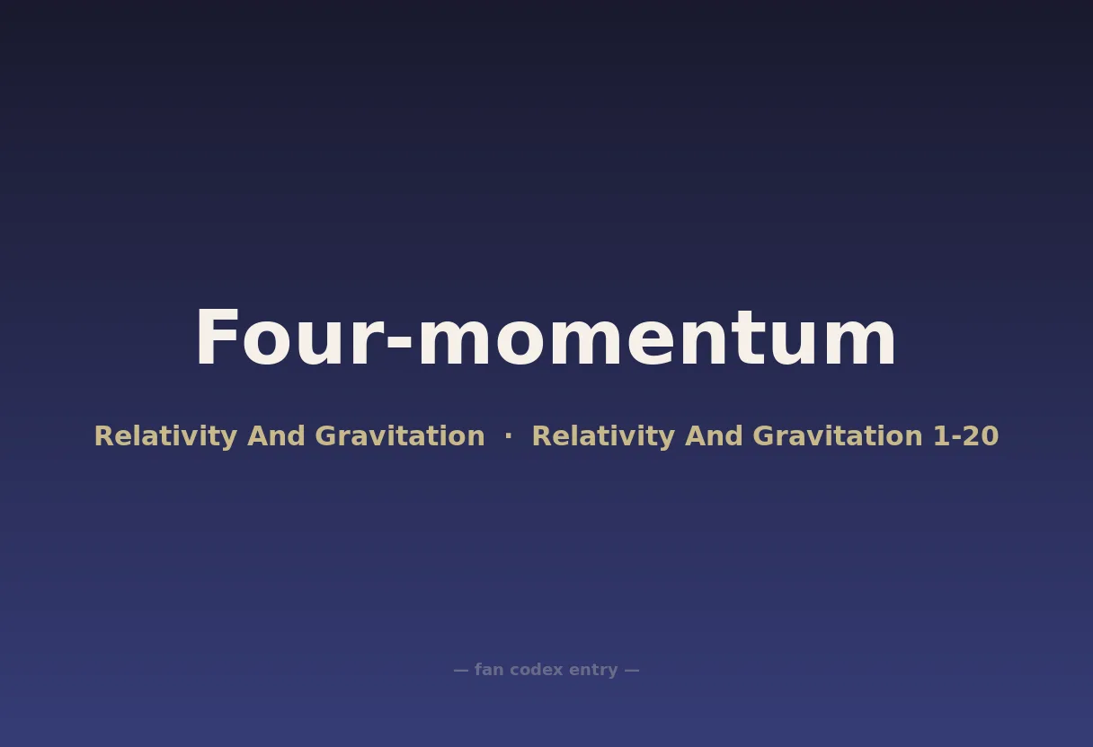 Four-momentum